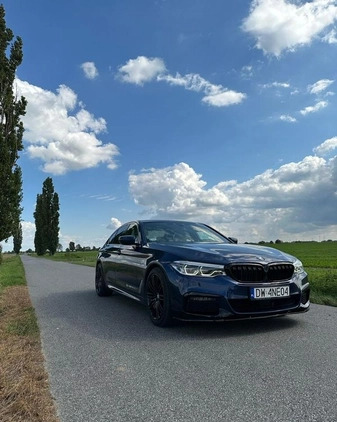 BMW Seria 5 cena 159900 przebieg: 161000, rok produkcji 2018 z Brzeg małe 154